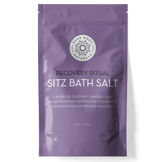 Sitz Bath Epsom Salt for Postpartum Care and Hemorrhoid Treatment, 32 Oz by .