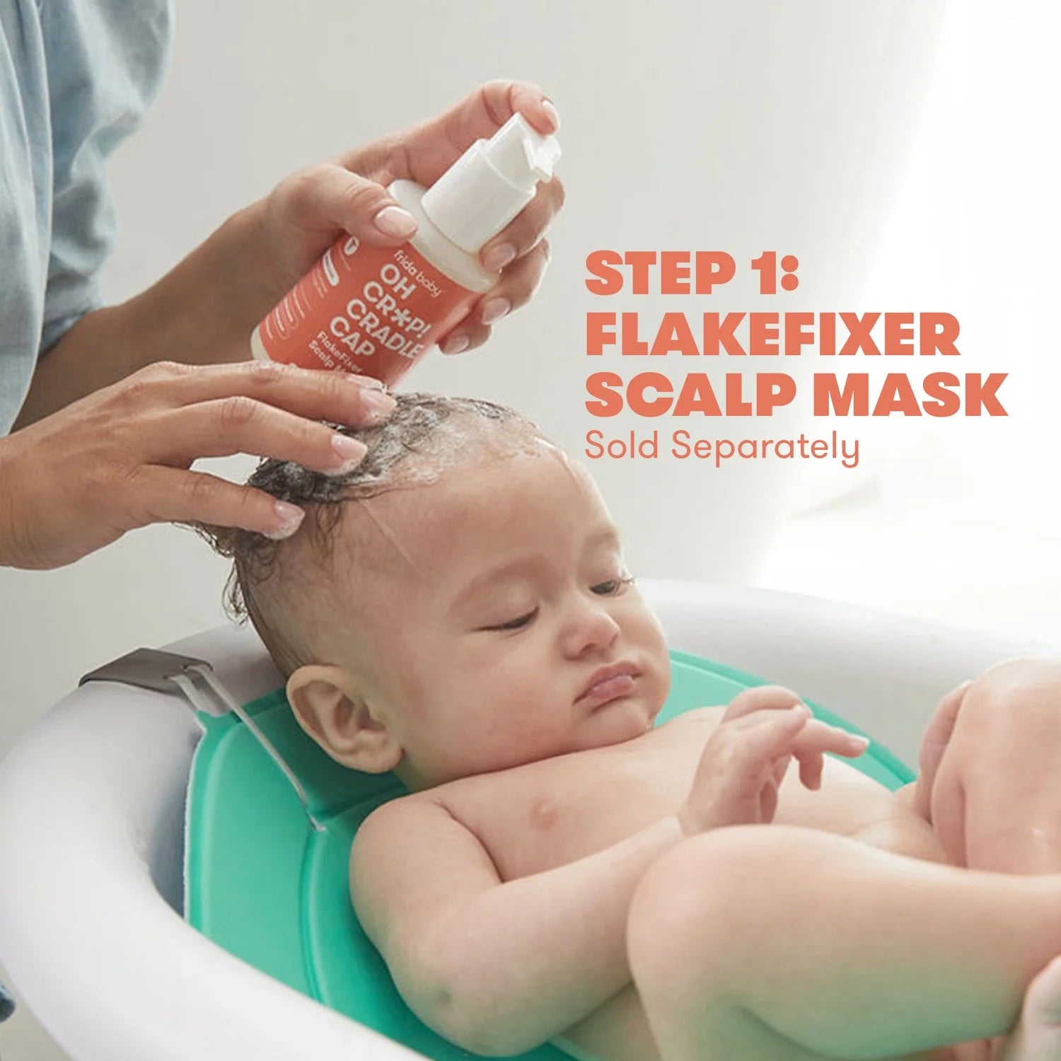 Flakefixer Cradle Cap Treatment for Infant, Hydrating Baby Shampoo Scalp Spray, 5 Fl Oz