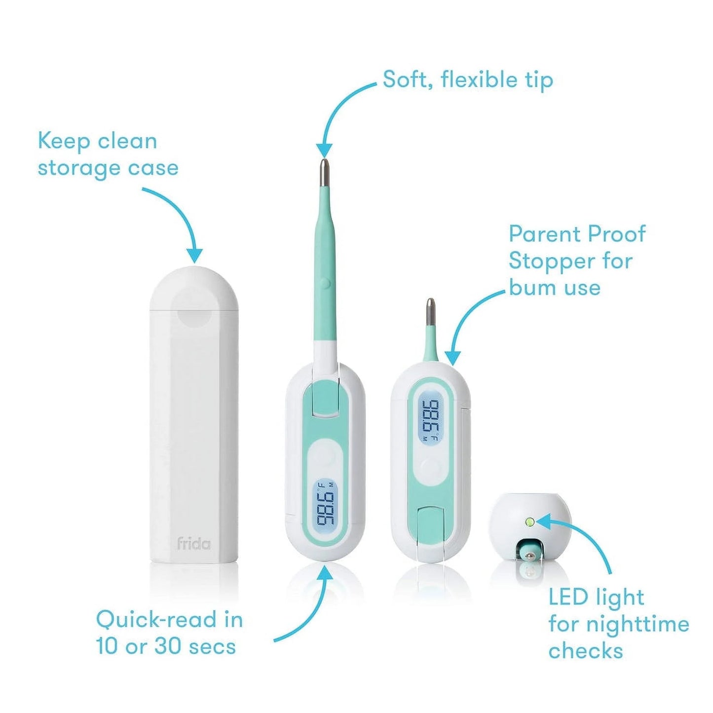3-In-1 True Temp Digital Thermometer