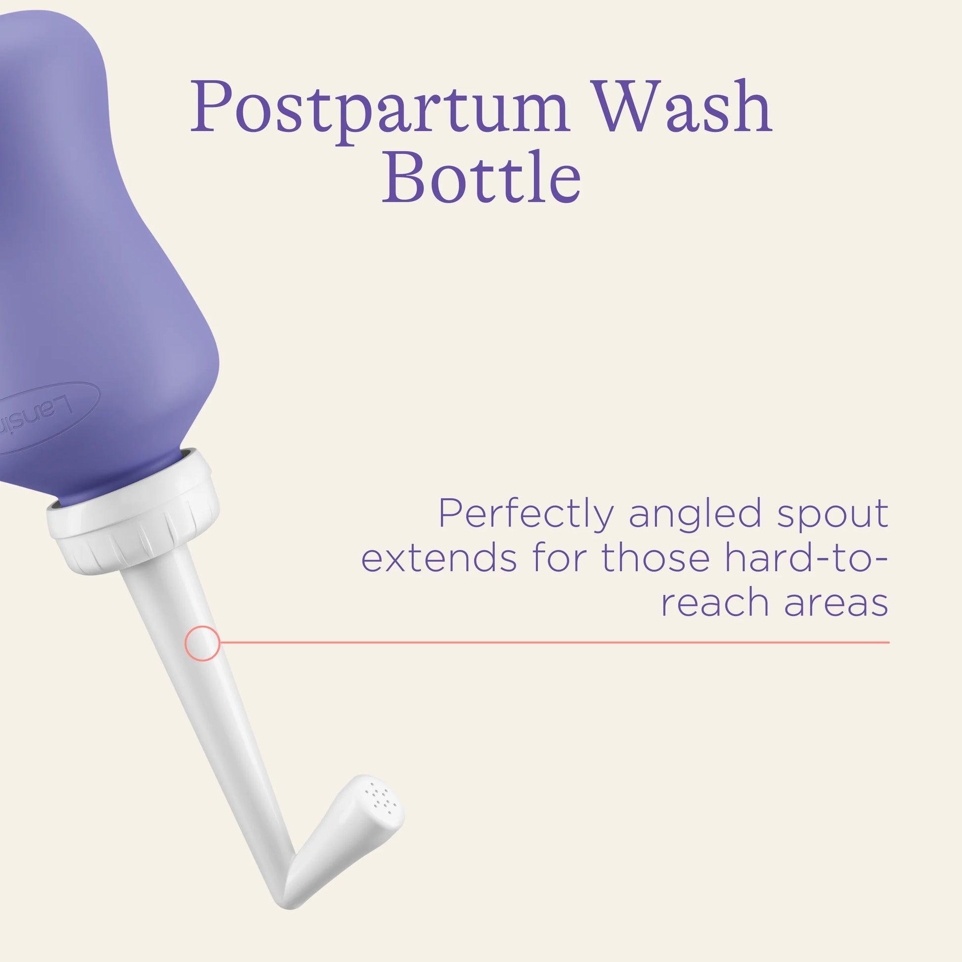 Peri Bottle for Postpartum Care and Gentle Cleansing, 12.2 Oz Bottle