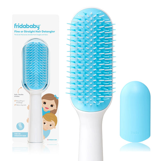 Fine or Straight Hair Detangling Kids Brush, Detangles Knots without Tears or Breakage