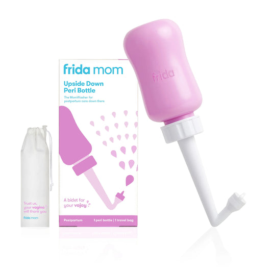Upside down Peri Bottle for Cleansing after Birth, + Travel Bag, 1 Ct