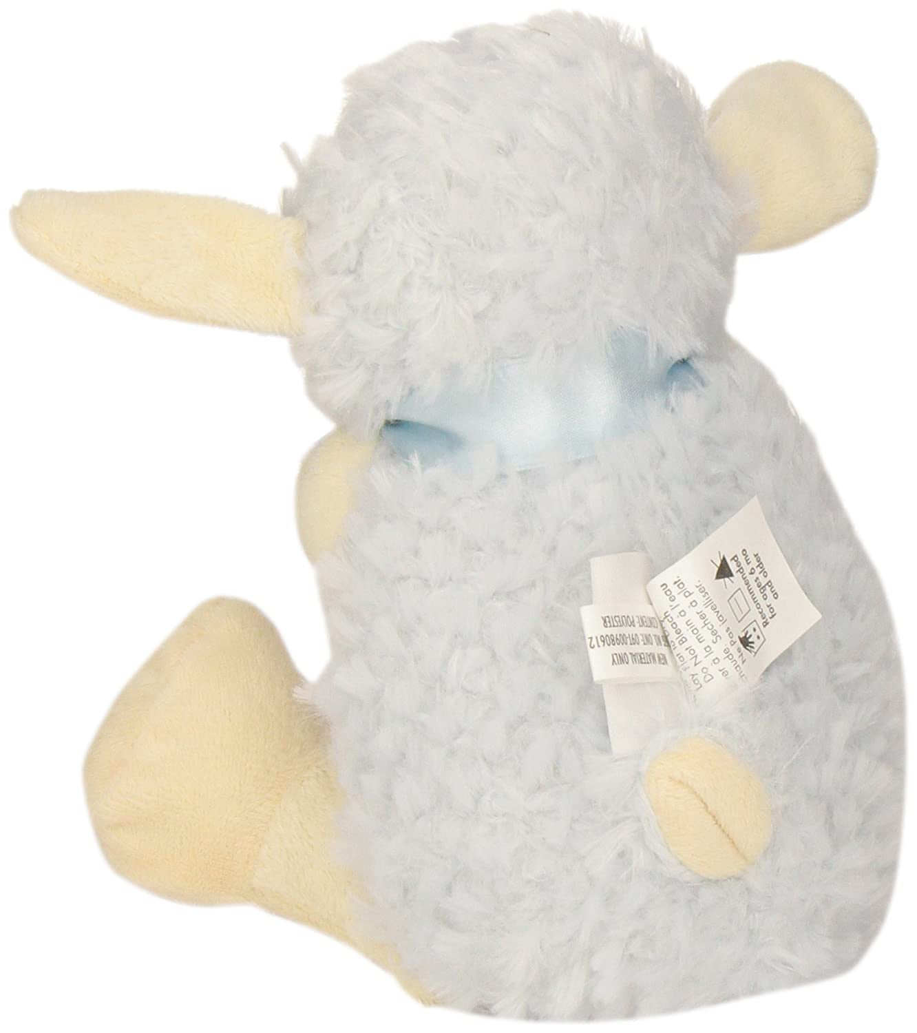 Ultra Soft and Huggable Musical Praying Woolly Lamb, Blue, 11 Inch