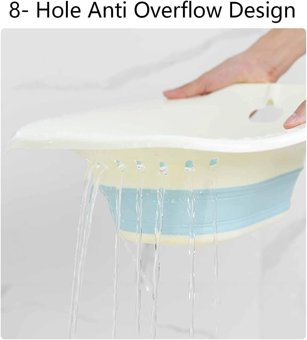 Sitz Bath for Toilet Seat, Perineal Soaking Bath for Postpartum Care, Designed for Soothing and Relieving Perineal, Folding Toilet Sitz Bath Toilet Seat Perineal Soaking Bath for Postpartum Care(Blue)
