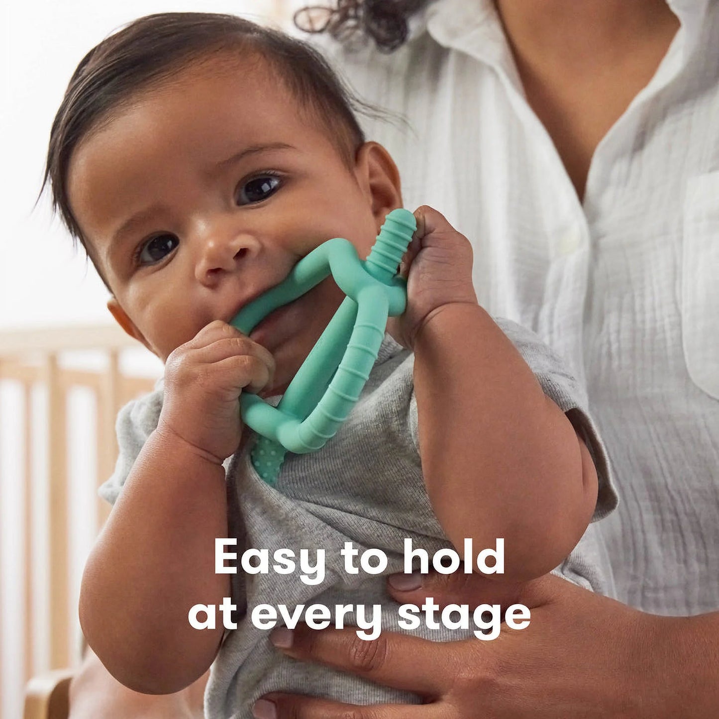 Get-A-Grip Teether for Babies, Teal, 3+ Months