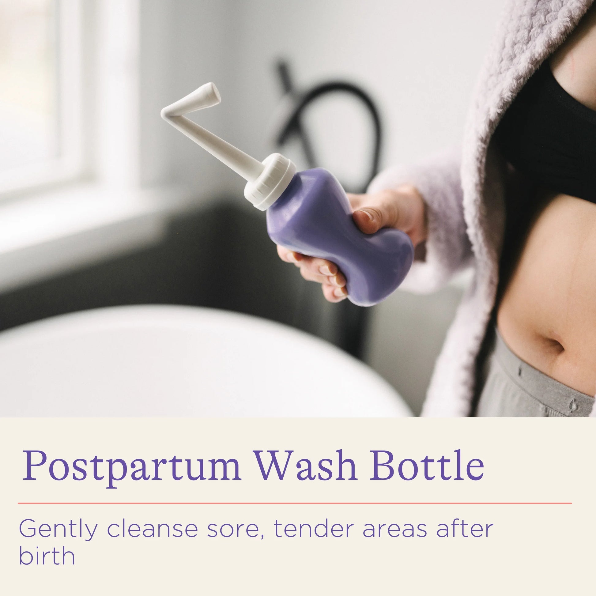 Peri Bottle for Postpartum Care and Gentle Cleansing, 12.2 Oz Bottle