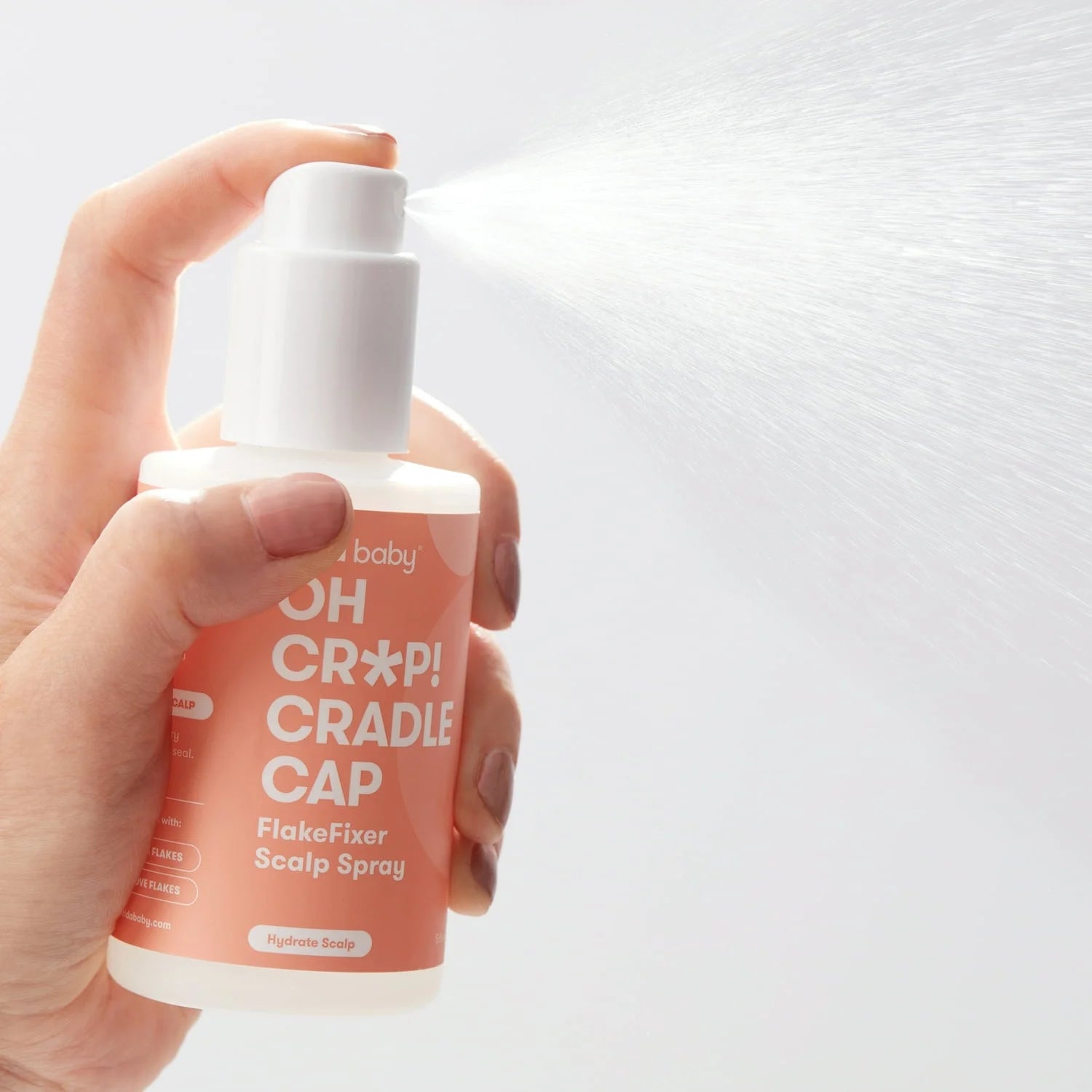 Flakefixer Cradle Cap Treatment for Infant, Hydrating Baby Shampoo Scalp Spray, 5 Fl Oz