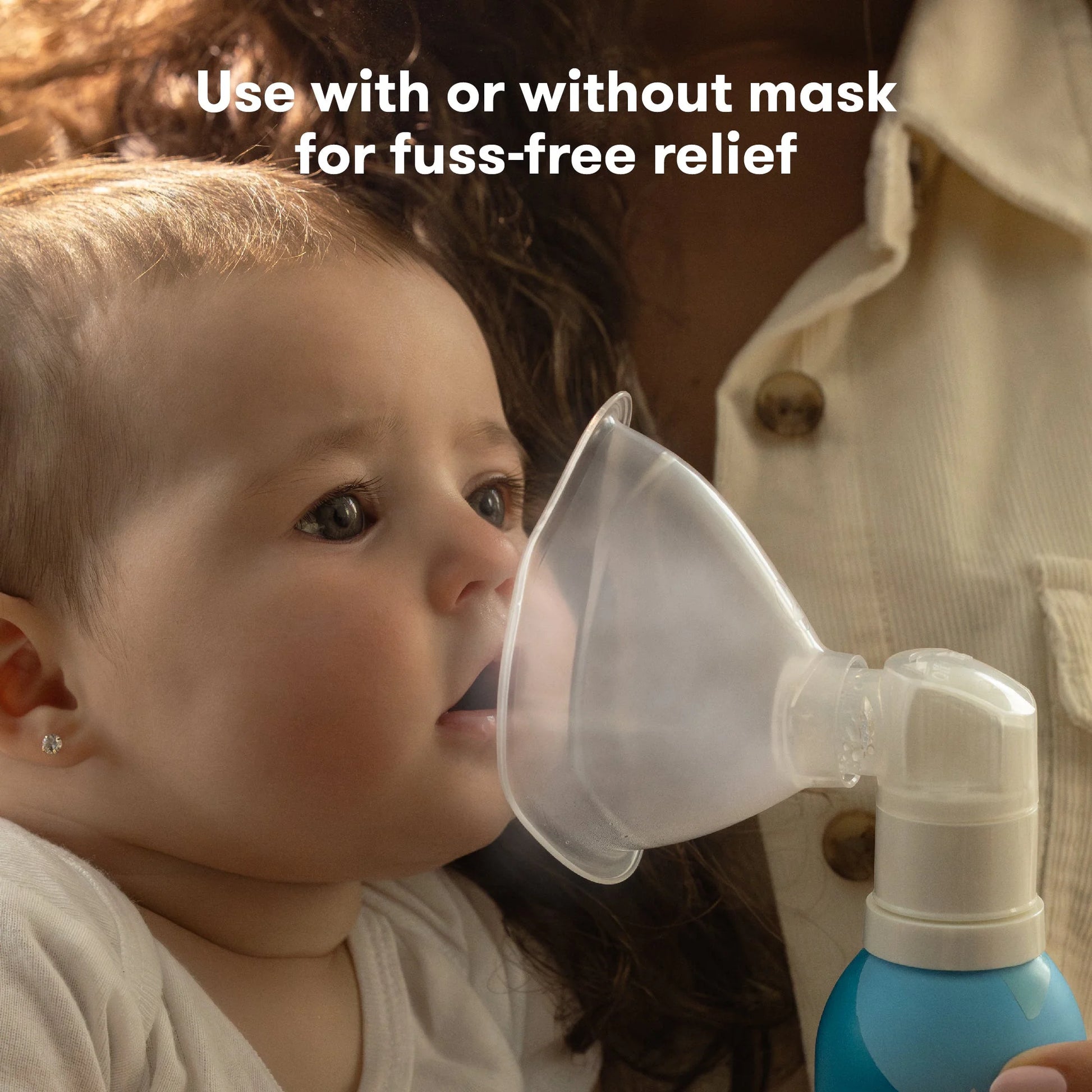 Nose Saline Mist Nasal Inhaler, Allergy Relief and Congestion Relief for Babies + Kids