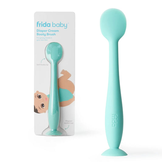 Silicone Booty Brush Applicator for Infant Diaper Rash Cream and Butt Paste, Blue