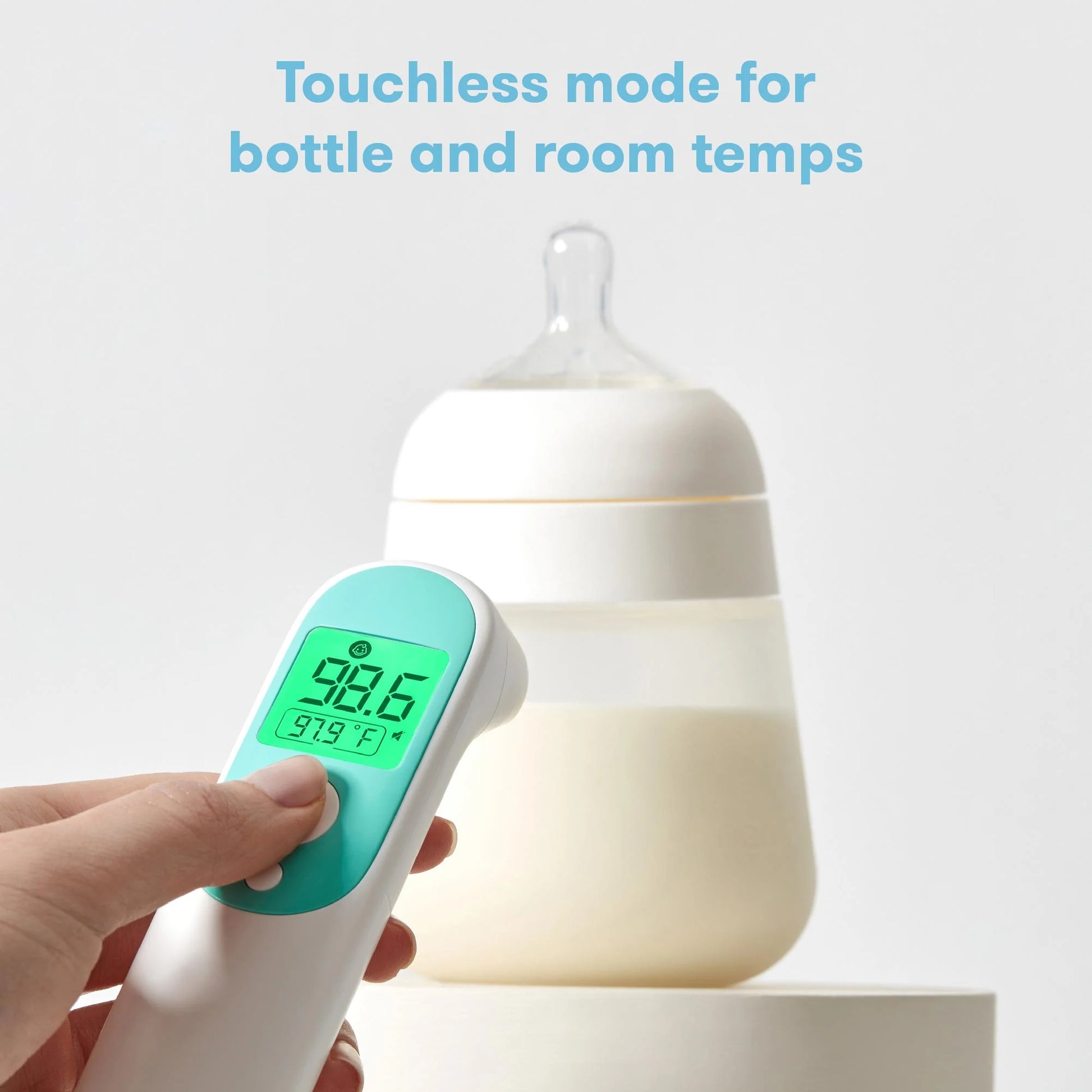 3 in 1 Digital Thermometer for Ear, Forehead, and Touchless Infrared Bottle Temperature