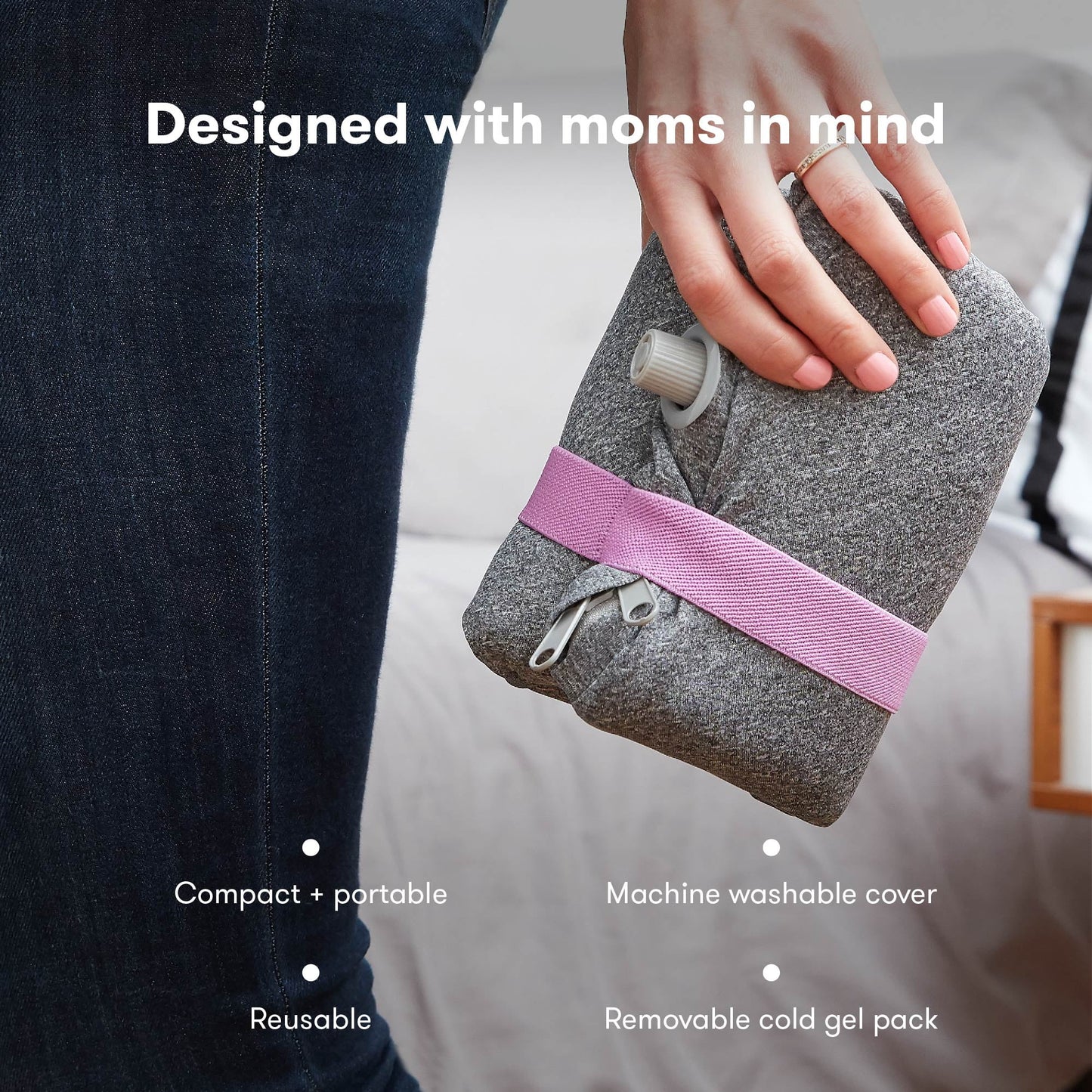 Portable Perineal Comfort Cushion, Cooling Gel Pack for Pregnancy and Postpartum, One Size