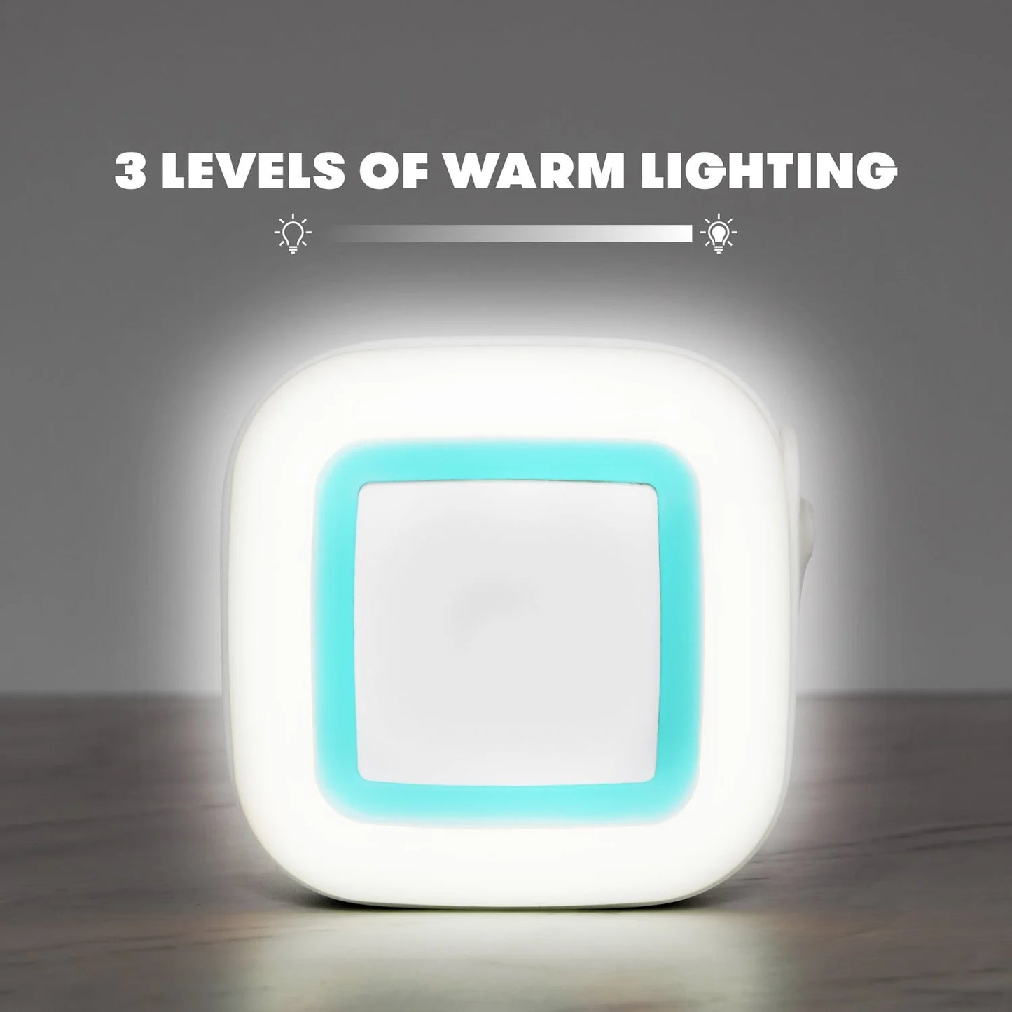 2-In-1 Portable Sound Machine and Night Light with Strap for Infant, White Noise Machine with Soothing Sounds for Stroller or Car Seat with Volume Control