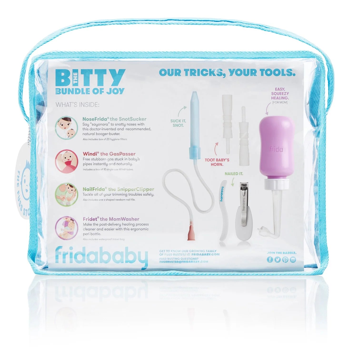 Bitty Bundle of Joy, Baby Body Care Set, Gift Essentials for Newborn Baby and Mom