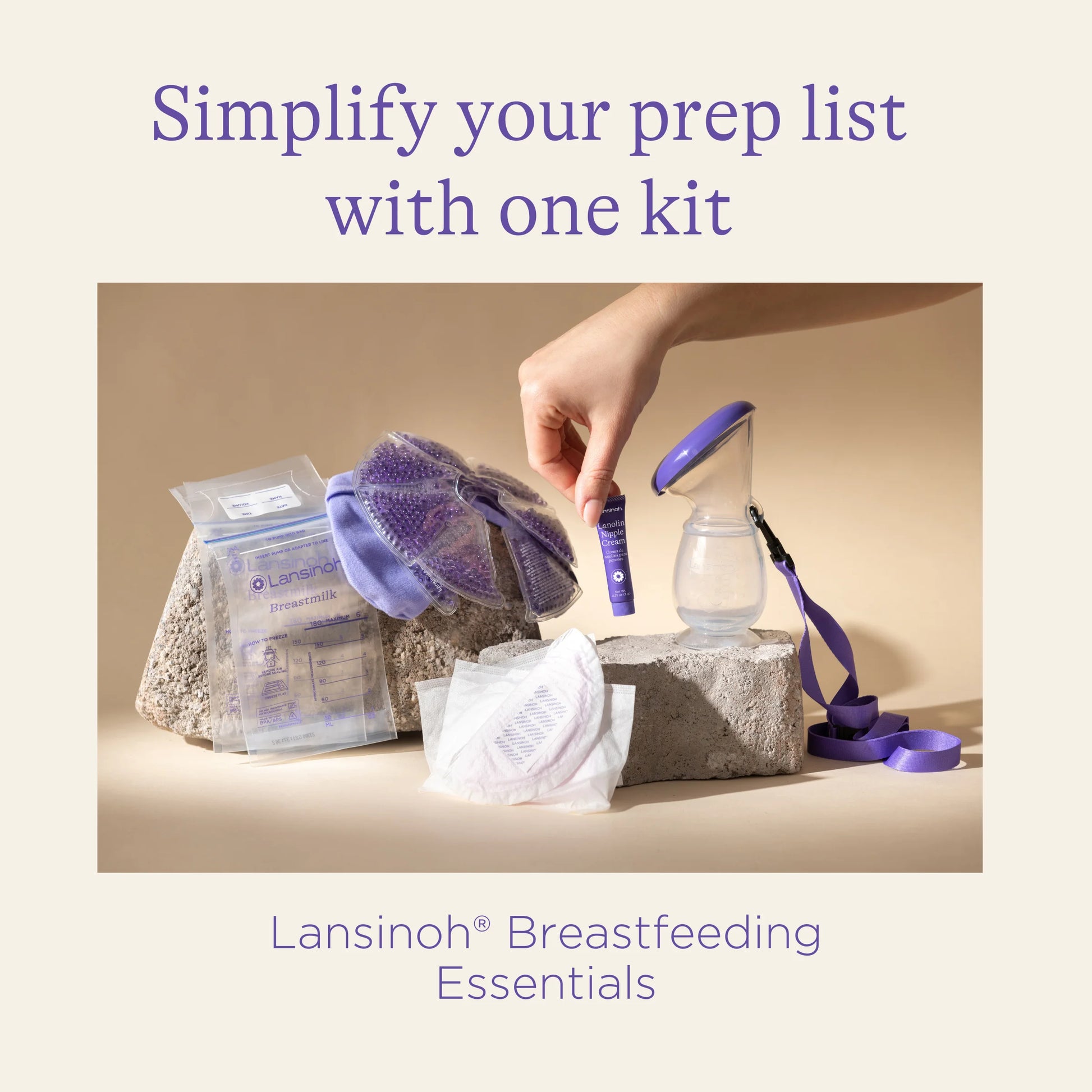 Breastfeeding Essentials Kit for Nursing Moms, Disposable, 5 Pieces